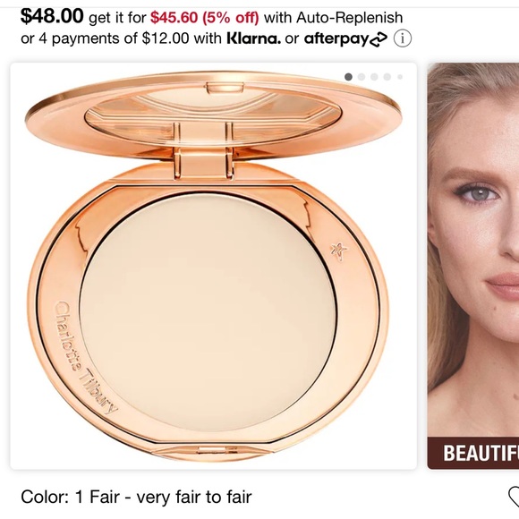 NEW Charlotte Tilbury Airbrush powder - Picture 7 of 9